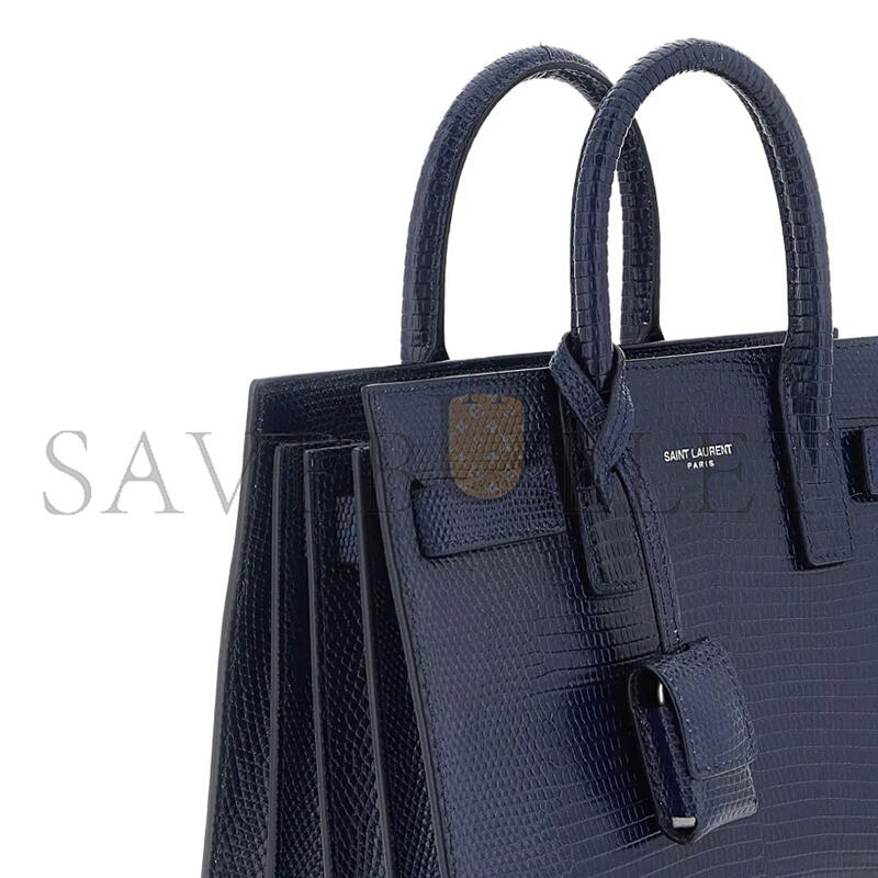 YSL SAC DE JOUR IN LIZARD-EMBOSSED LEATHER - NANO 717440 (22*18*10.5cm)